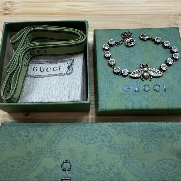 Gucci Jewelry - Gucci Gold Bee Motif Bracelet